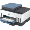 Sayan_PremiumPlus_7602_Dark_Surf_Blue_Coreset_FrontLeft_Output_M2019312 HP Smart Tank 7602 All-in-One, AI-enabled